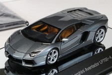 1/43 Autoart Lamborghini Aventador LP700-4 Diecast Gray Model Car-RARE picture