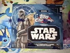 2026 Topps Chrome Star Wars Hobby Box Factory Sealed IN HAND Fast Dispatch picture