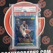 2001-02 Topps Chrome Tony Parker RC Rookie AUTO PSA AUTOGRAPHED AUTO Signed COA picture