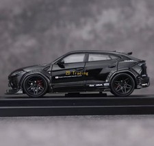 Flame 1:64 Black Carbon URUS Widebody SUV Sports Model Diecast Metal Car picture