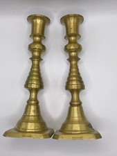 ATQ Brass Candlestick Holders 7.25