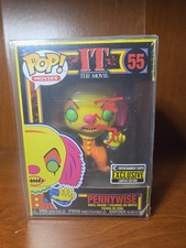 Funko Pop: Pennywise IT #55 Signed by Tim Curry COA UV GLOW Limited Edition picture