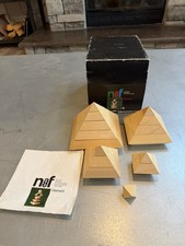 Vintage Kurt Naef Spielzeug Diamant Wooden Puzzle +Box +Manual Complete Set picture