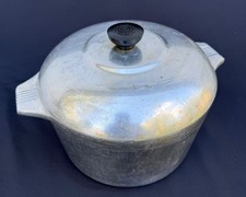 Vtg Wagner Ware Magnalite 4249 6qt Sidney 0 Stockpot w Lid Stock Pot Dutch Oven picture