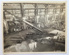 1953 M65 Atomic Annie 280mm Atomic Cannon Factory Construction 8x10 Photo picture