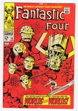 Fantastic Four 75 1968 Marvel Comics VG/F 5.0 Silver Surfer Galactus Thing picture