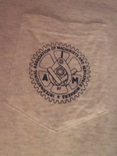 Vintage Machinists Union T-Shirt Medium Size IAM picture