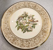 Lenox E.M. Boehm Bird Series Wood Thrush Plate 1970 Limited ED. 10.5