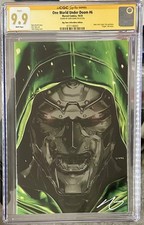 One World Under Doom #6 CGC 9.9 SS John Giang Doctor Doom Foil Variant NYCC picture