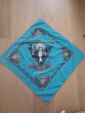 Grateful dead 20th Anniversary tour 1965-1985 scarf bandana Blue Rare 55x55 cm picture
