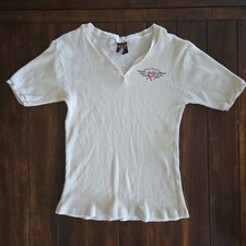 Vintage 1997 Stitched Harley Davidson T Shirt size XL USA Made Coastal Biker picture