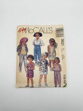 Vintage 1988 UNCUT McCall’s Pattern 3621: Children’s Top Pants Shorts & Skirt picture