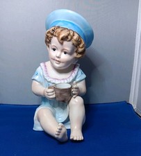 Vintage KPM porcelain figure German Girl With Cup Japan picture