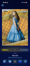 2025 Topps Chrome Disney Alice 1/1 Superfractor Legendary DIGITAL SOLD OUT picture