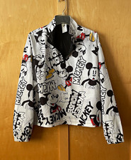 Disney Official Mickey Mouse Comic Book Style All-Over Print Half-Zip Windbreake picture