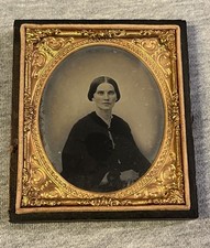 Wonderful 1860s Ambrotype Of a Beautiful  Woman. Excellent Civil War Bride? picture
