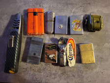 (2) Vtg Zippo's And (9) Other Vtg Lighters. Some Work And Some Don't picture