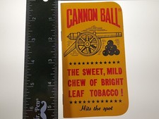 vintage Cannon Ball Tobacco memo booklet, about 14 pages, advertising piece picture