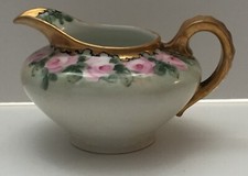 Antique G D A France China Creamer Roses Hand Painted picture