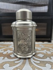 Vintage inspired Royal Selangor Pewter Tea Coffee Caddy Canister  picture