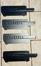 Vintage 4pcs Haskell Metal plaque picture