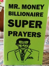 MR MONEY BILLIONAIRE SUPER PRAYERS 76 page staple bound book Don Juan Del dinerO picture