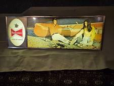 1960s Vintage Budwiser  Bar Liight 36in Long 12in Tsll picture