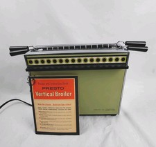 Vintage 1970s Presto Avacado Green Electric Vertical Steak Broiler MCM Made USA picture