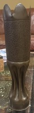 WWI French 75mm Trench Art Vase 1918 Verdun Brass Shell Casing 13