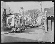 Provincetown Massachusetts Main Street 1930s street scene automobiles picture