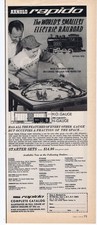 1966 Original Ad - ARNOLD RAPIDO N-GAUGE - WORLD'S SMALLEST ELECTRIC RAILROAD picture