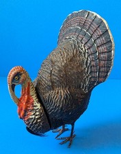 Antique c 1910 THANKSGIVING TURKEY Candy Container - GERMANY Lead Feet 6.5
