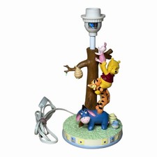 Rare 2006 Disney Winnie The Pooh & Friends Nursery Decor Table Lamp No Shade picture