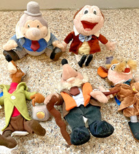 VERY RARE VTG MR TOAD BEAN BAG PLUSH DOLLS ALL FIVE INCLUDING WEASEL picture