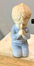 Vtg porcelain kneeling praying boy figurine -euc picture