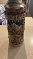 Vintage Schmid 1971 First Edition Christmas Beer Stein - Made in Germany picture