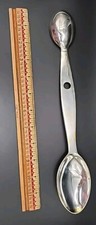 Vintage Metro Museum Art Tasting/Stirring Spoon Brass Silverplating picture