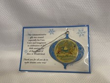 Disney Cast Member Family Holiday Ornaments Lot 2009-2012 - 4 Items Brand New picture
