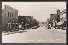 Second Street Hudson Wi Wisconsin Old Cars Stores Cafe Beer Drugs Much More St C picture
