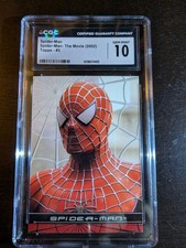 2002 Topps Spider-Man Movie #3 Spider Man CGC 10 🔥💥🕸️🕷️ Low Pop picture