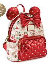 Disney Hallmark Holiday Ever After Minnie Mouse Loungefly Backpack NWT picture