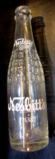Vintage Nesbitt's Los Angeles California 7 oz White Clear Glass Soda Pop Bottle picture