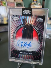 2024 Topps Chrome Black Star Wars Ahmed Best as Kelleran Beq Duality Auto Red /5 picture