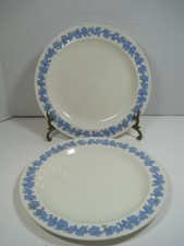 Wedgwood Embossed Queensware  Luncheon Plates 9