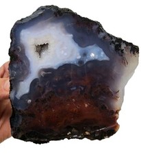 Banded Agate Faced Nodule 1lb 4.2oz. picture