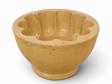 Antique Yellow Ware Food  Mold picture