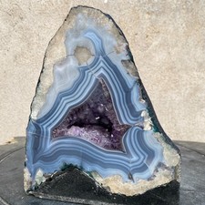 11.9lb Natural agate geode quartz cluster Cathedrals crystal specimen picture