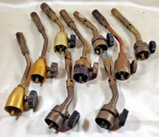 Lot of 9 Vintage Brass Bronze Blow Torch Propane Tips Turner BernzOmatic picture