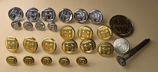 Vintage Railroad Button Lot - Santa Fe ATSF Waterbury & Union Pacific Superior picture