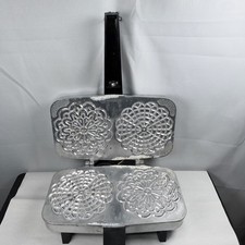 Vintage Vitantonio PIZZELLE CHEF 300A Automatic Italian Cookie Maker Iron Tested picture
